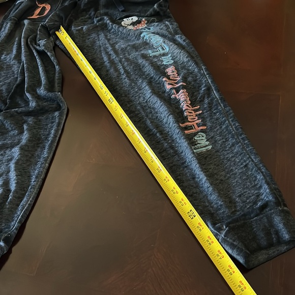 Disney sweatpants/joggers pants washed black lightweight knit size medium - Picture 13 of 16